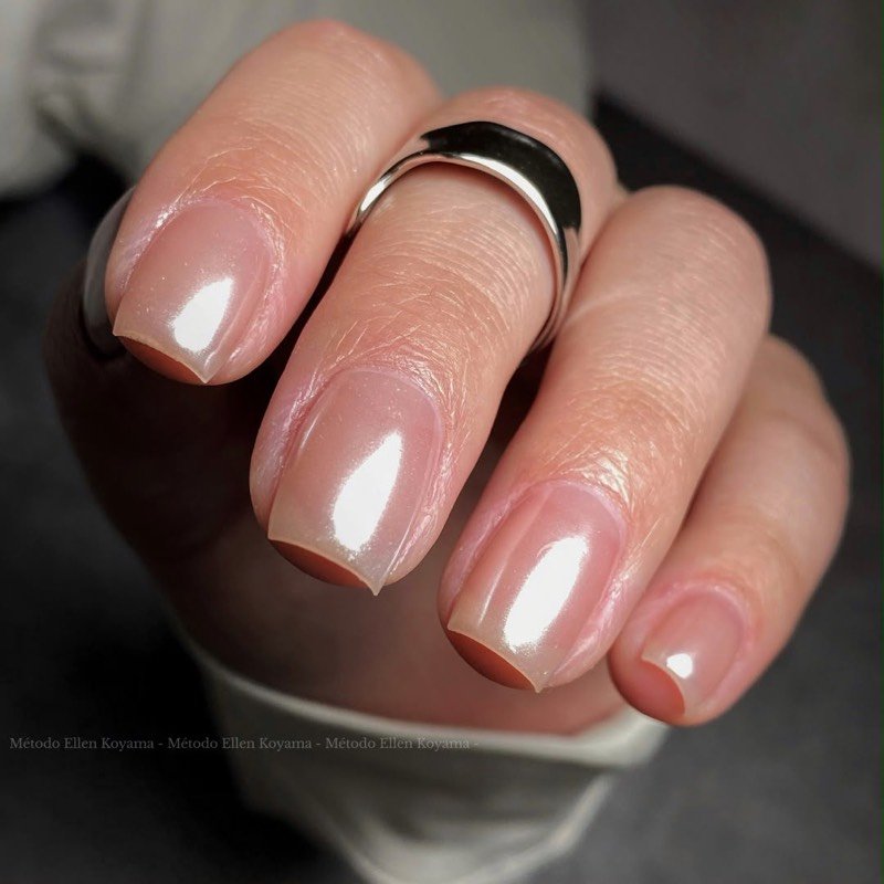 Unha em gel natural